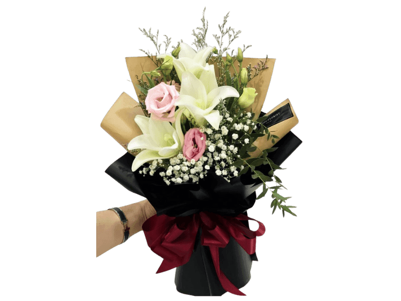 Buket Bunga Elegan Pernikahan — Wedding