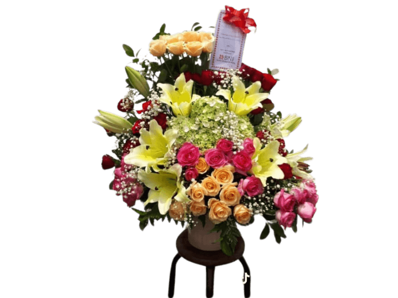 Bunga Mawar Warna Warni — Mixed Rose